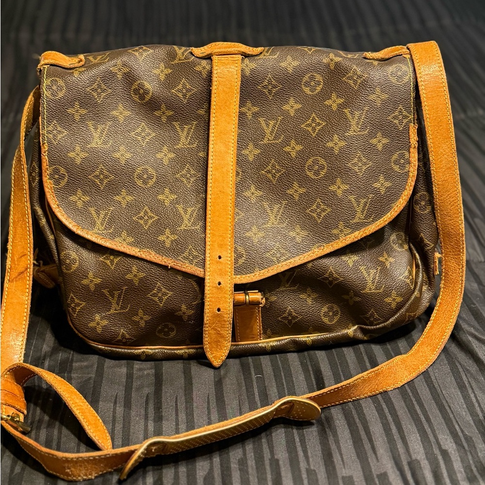 Louis Vuitton Brown Monogram Crossbody Bag